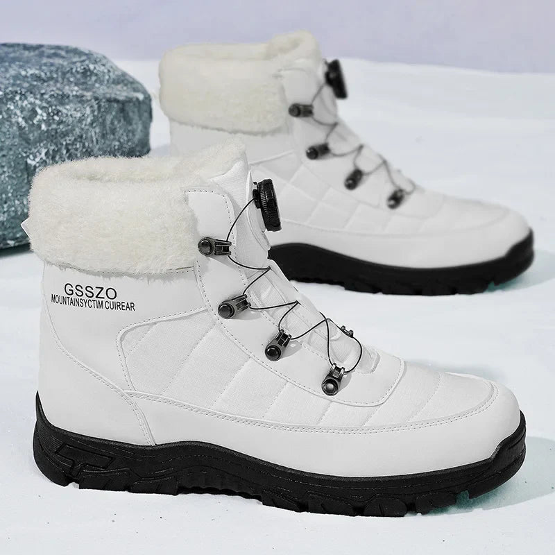 Mens Winter Snow Boots – Warm Durable Outdoor Shoes