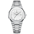PAAZOMU Business Casual Quartz Wristwatch Men Waterproof Luminous Hands Classic Durable Strap Fashion Watch for Work Daily Life