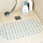 Non-Slip Bathroom Mat with Suction Cups – Massage Bath Tub Shower Rug