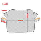 Kcimo 1Pc Sunshade Cover Car Windshield Snow Sun Shade Waterproof Protector Automobile Magnetic Cover Car Front Windscreen Cover