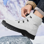 Mens Winter Snow Boots – Warm Durable Outdoor Shoes