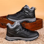 Mens Waterproof Winter Snow Boots – Warm Durable Outdoor Shoes