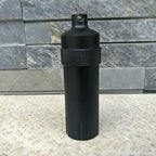 Aluminium Survival Pill Bottle | Waterproof Emergency First Aid Container