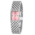 Women's Gold Rectangular Watch Stainless Steel Bracelet