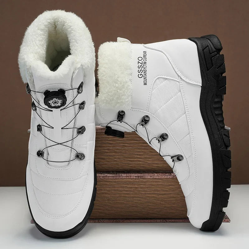 Mens Winter Snow Boots – Warm Durable Outdoor Shoes