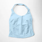 NCLAGEN Gym Halter Top Woman longline strappy tank Padded yoga clothing Fitness workout Running Activewear pilates clothes