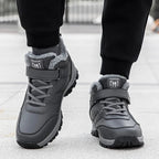 Mens Waterproof Winter Snow Boots – Warm Durable Outdoor Shoes