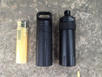 Aluminium Survival Pill Bottle | Waterproof Emergency First Aid Container