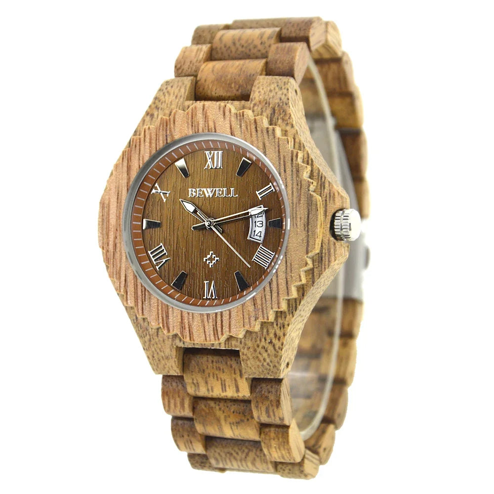 Wooden Watches for Men – Stylish Quartz Wristwatch