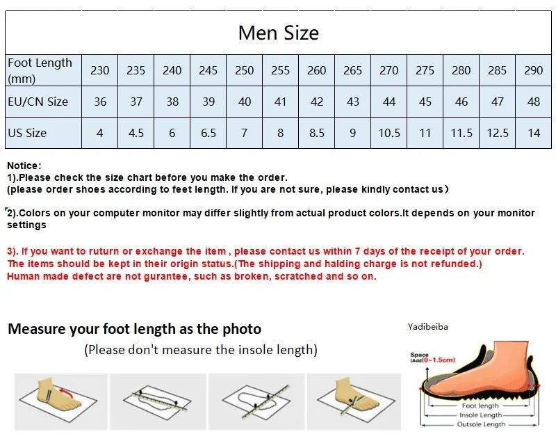 Men's Winter Waterproof Snow Boots