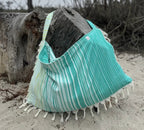 Striped 3 in 1 Turkish Cotton Beach Bag