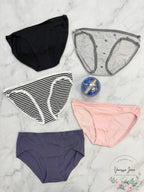 Jenni Womens Assorted Bikini Underwear 5-Pack + Bonus Gift