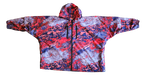 Brella Red, White and Blue Unisex Rain Jacket