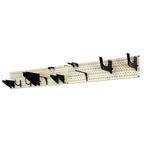 Garage Storage Lawn & Garden Tool Organization Wall Organizer Rack - Pegboard with Accessories