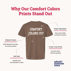 He’s Playing Basketball – Funny Sports Girlfriend Comfort Color Shirt for Women