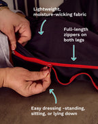 zipOns Youth Lightweight Adaptive Pants