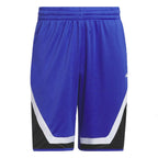 adidas Men's Pro Block Basketball Shorts - Semi Lucid Blue / White