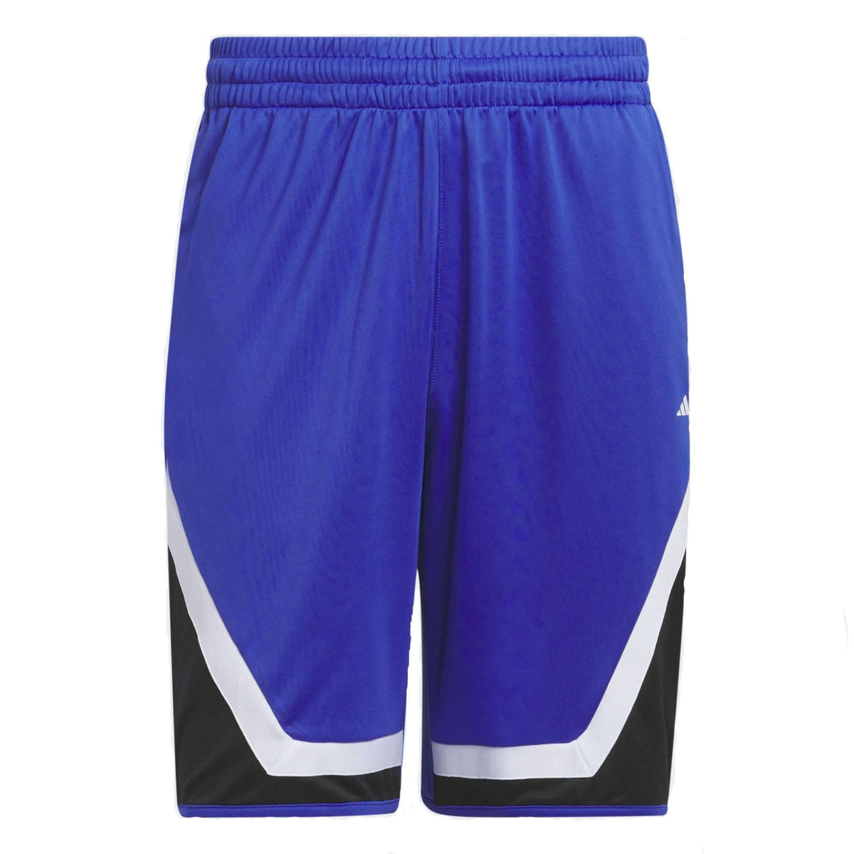 adidas Men's Pro Block Basketball Shorts - Semi Lucid Blue / White