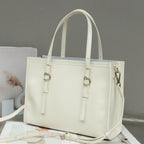New Genuine Leather Women's Bag, Top-grain Cowhide Shopping Bag, Luxury Feel, Commuter Handbag, Single Shoulder And Crossbody Bag
