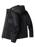 Men's Plus Size Warm Fleece Lined Hooded Winter Coat