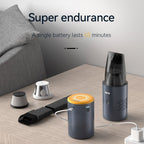 BAYU Wireless Handheld Car Vacuum Cleaner | 19500Pa Suction 60Min Runtime