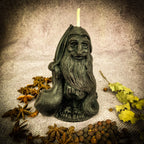 Beeswax Domovyk House Gnome Spell Candle - Home Blessing & Protection