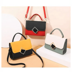 Brand New Attractive Candy Color Design PU Leather Crossbody Bags For Women And Girls Nice Shoulder Hand Bag, Travel Handbags, Stylish Phone Purse Mini Flap