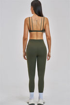 The Seraphine Layered V Sports Bra Leggings 2-Piece Set