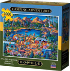 Camping Adventure 1000 Piece Jigsaw Puzzle by Dowdle Puzzles