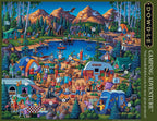 Camping Adventure 1000 Piece Jigsaw Puzzle by Dowdle Puzzles
