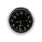 Car Clock Watch Indoor Automobiles Stick-In  Luminous Quartz Analog Watch Universal Pocket Mini Stick-On Clock for Car Boat Bike Home Watch Decoration Accessories