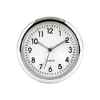 Car Clock Watch Indoor Automobiles Stick-In  Luminous Quartz Analog Watch Universal Pocket Mini Stick-On Clock for Car Boat Bike Home Watch Decoration Accessories