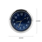Car Clock Watch Indoor Automobiles Stick-In  Luminous Quartz Analog Watch Universal Pocket Mini Stick-On Clock for Car Boat Bike Home Watch Decoration Accessories