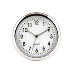 Car Clock Watch Indoor Automobiles Stick-In  Luminous Quartz Analog Watch Universal Pocket Mini Stick-On Clock for Car Boat Bike Home Watch Decoration Accessories
