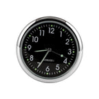 Car Clock Watch Indoor Automobiles Stick-In  Luminous Quartz Analog Watch Universal Pocket Mini Stick-On Clock for Car Boat Bike Home Watch Decoration Accessories