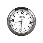 Car Clock Watch Indoor Automobiles Stick-In  Luminous Quartz Analog Watch Universal Pocket Mini Stick-On Clock for Car Boat Bike Home Watch Decoration Accessories