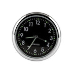 Car Clock Watch Indoor Automobiles Stick-In  Luminous Quartz Analog Watch Universal Pocket Mini Stick-On Clock for Car Boat Bike Home Watch Decoration Accessories