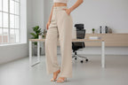 Women’s Elegant Suit Pants with Pockets – Office Trousers