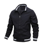 Classic Fashion Men’s Windbreaker Jackets Casual Jacket Men Outdoor Sports Spring Autumn Solid Color Jacket Stylish Jackets Men Jacket Lightweight Casual Slim Fit Jacket