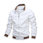 Classic Fashion Men’s Windbreaker Jackets Casual Jacket Men Outdoor Sports Spring Autumn Solid Color Jacket Stylish Jackets Men Jacket Lightweight Casual Slim Fit Jacket