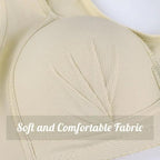 Comfortable Seamless Bra For Women Fashion Push Up Bras Wire Free Lingerie Full Cup Bralette Cotton Underwear Brassiere Front Closure