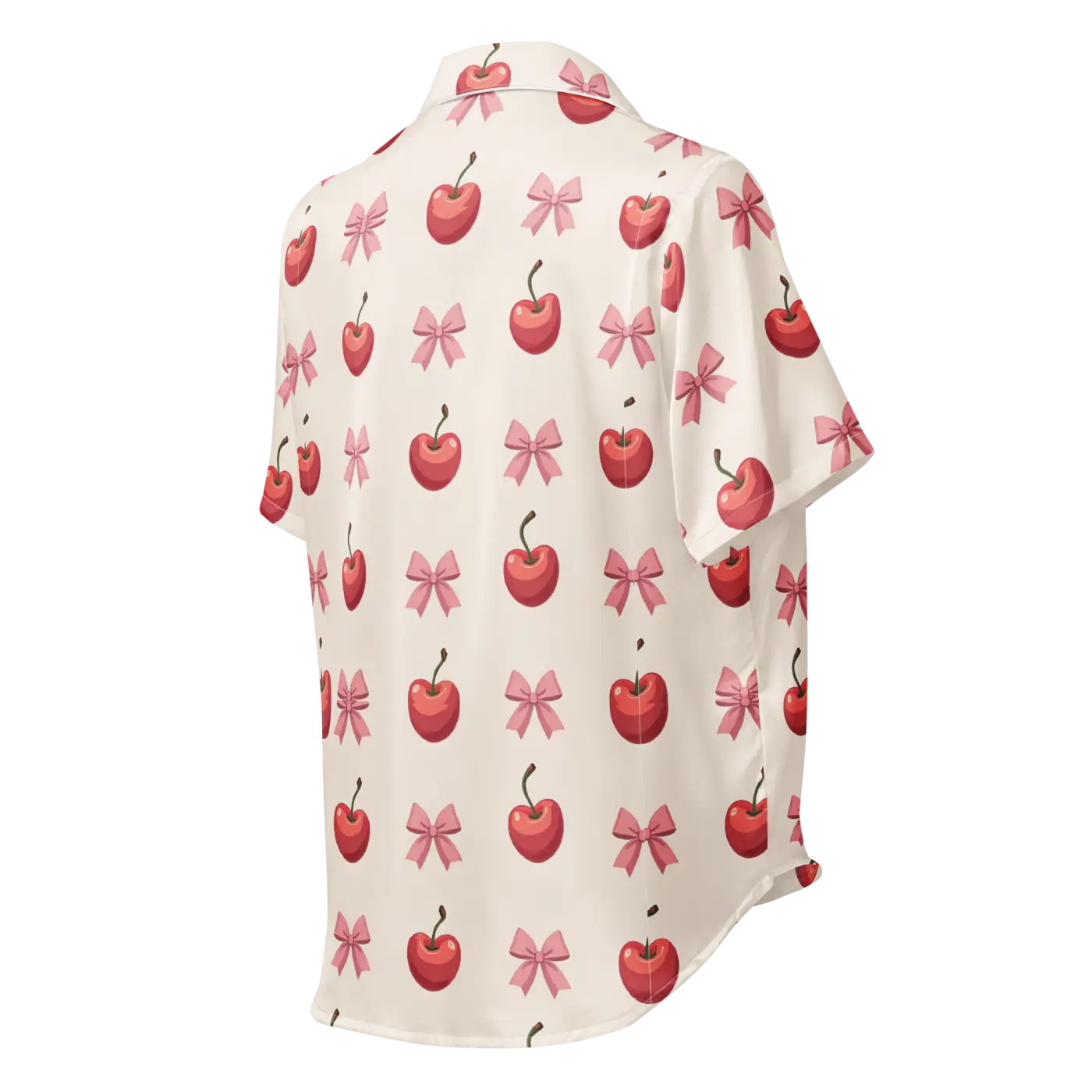 Dipaliz Kawaii Girl Short Sleeve Pajama Satin Comfort Glam