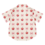 Dipaliz Kawaii Girl Short Sleeve Pajama Satin Comfort Glam