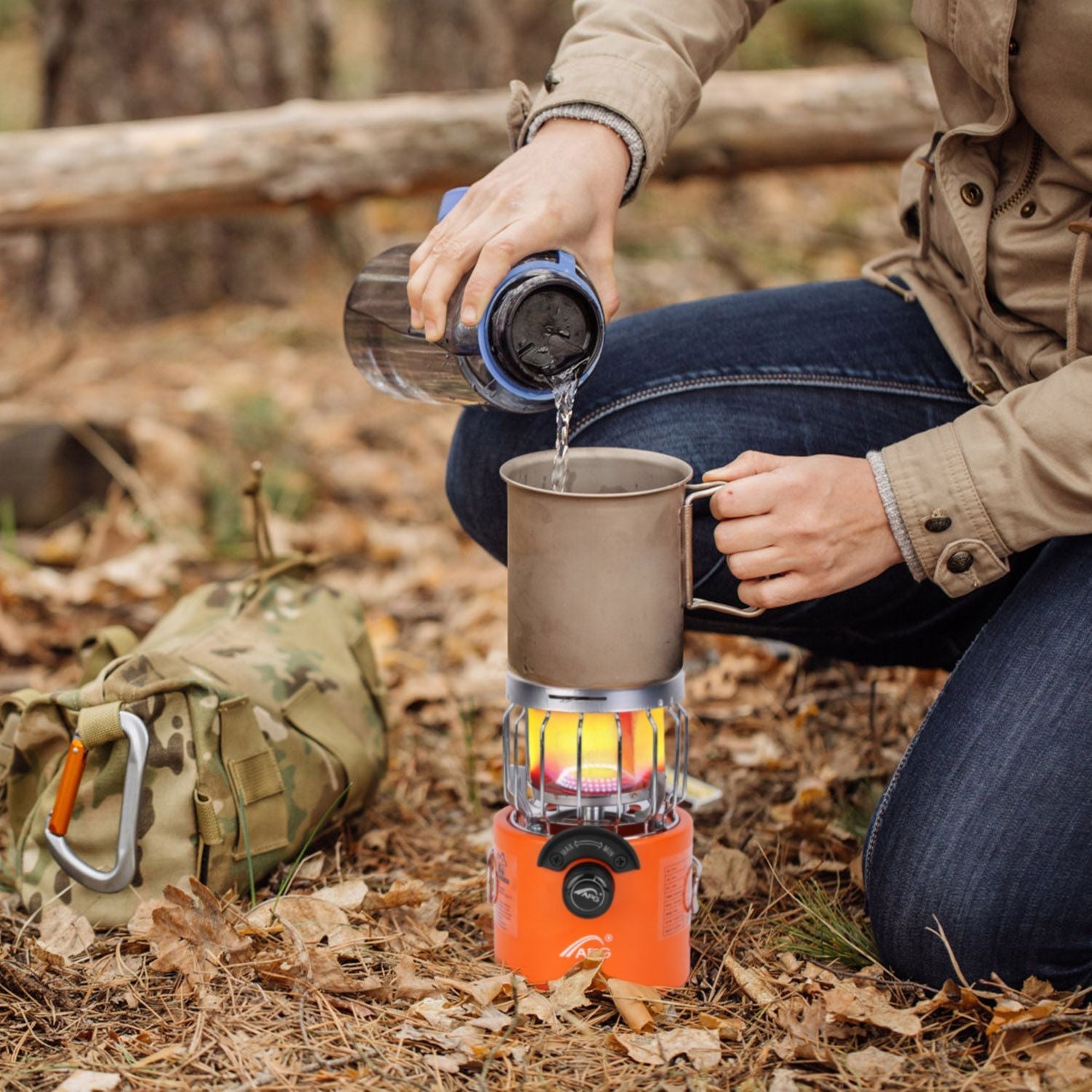 2000W 2-in-1 Gas Tent Heater and Camping Stove