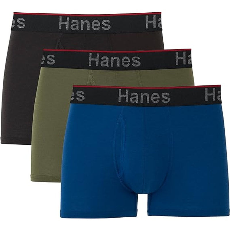 New Hanes 3 Pack Mens Medium Total Support Pouch Boxer Brief Underwear