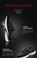 Elegant Mens Sneakers Sport Mesh Trainers Lightweight Running Shoes Outdoor Athletic Breathable Non-Slip Casual Comfortable Outdoor Sport Sneakers