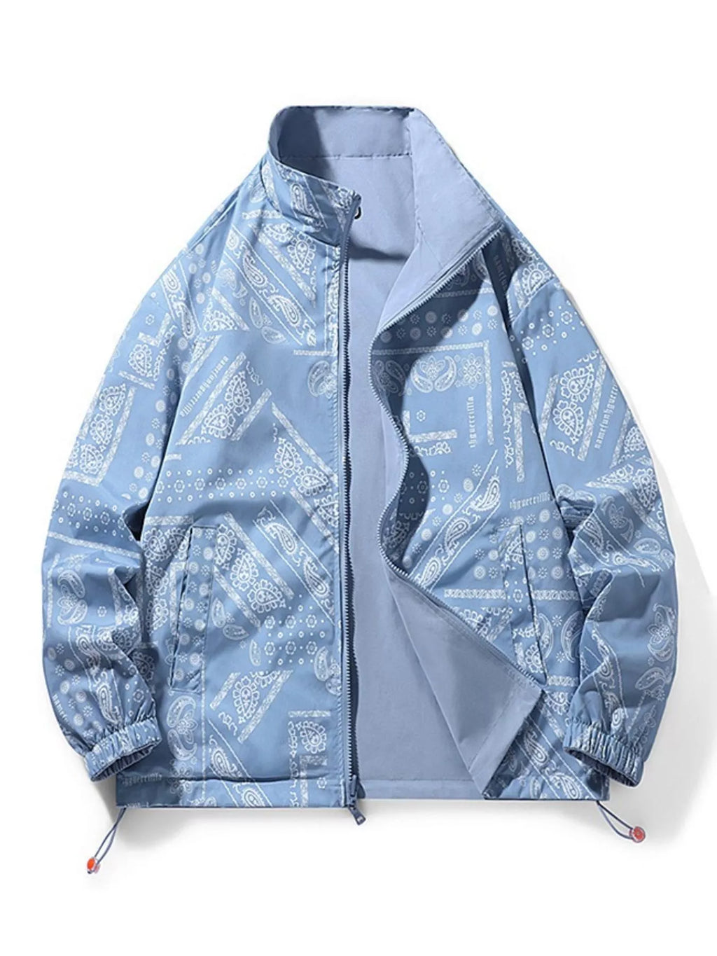 Men's Plus Size Zip Up Lightweight Windbreaker Jacket