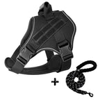 Traction Rope For Large Dogs Breathable Tactical Harness