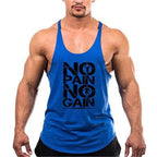 Fashion Bodybuilding Cotton Gym Sleeveless Shirt Men Fitness Vest Modern Singlet Sportswear Workout Tank Top Gym Mens Back Tank Top Vest Muscle Fashion Stringer Clothing Bodybuilding Singlets Fitness Workout Sleeveless Sports Shirt