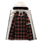 Fashion Men Casual Windbreaker Jacket Hooded Jacket Man Waterproof Outdoor Soft Men's Waterproof Windproof Jackets Breathable Snow Jacket With Hood Modern Winter Clothing Warm Thick Jacket For Outdoor